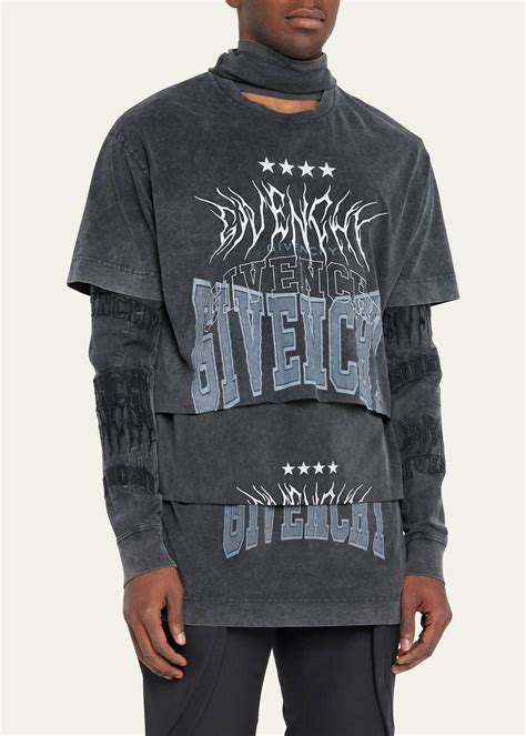 mens givenchy shirts|Givenchy graphic crewneck t shirt.